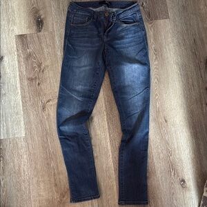 1822 Denim Women's Skinny Jeans - Dark Blue